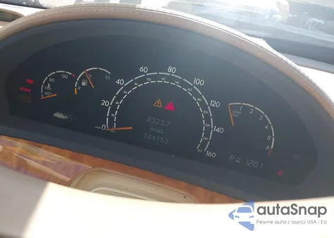 2000 Mercedes-Benz S 500 из США, поврежденный, VIN WDBNG75J9YA114756